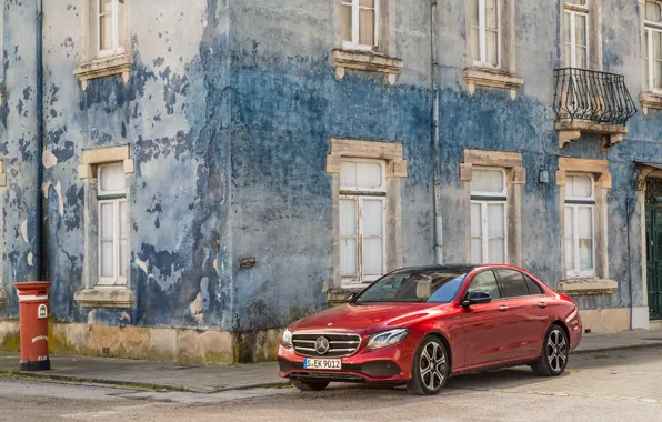 Picture house, Windows, Mercedes-Benz, E-Class, Mercedes, facade, W213