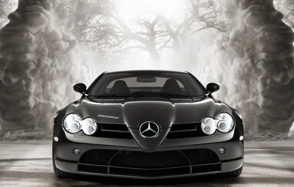 Coupe, Mercedes-Benz, supercar, Brabus, SLR McLaren