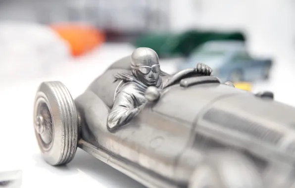 Car, metal, figure