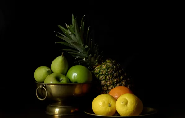 Lemon, fruit, pineapple, all fruits
