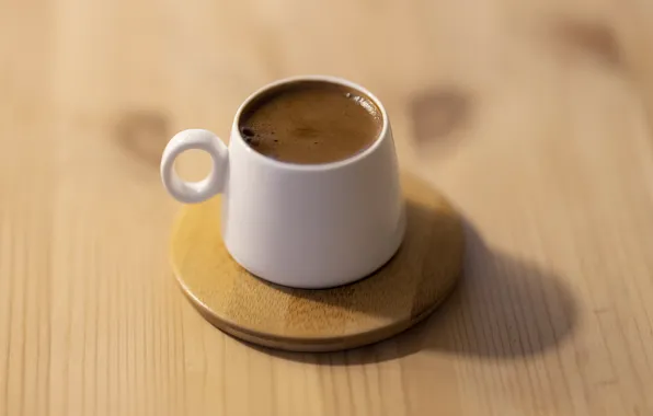 Table, coffee, mug, Cup, drink, stand, bokeh