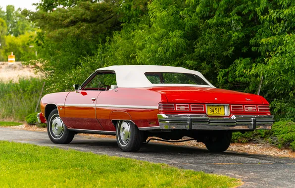 Chevrolet, Convertible, 1975, retro cars, Convertible, retro cars, Chevrolet Caprice Classic Convertible, Chevrolet Caprice Classic