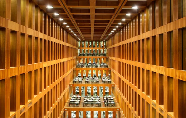 Germany, library, Berlin, Humboldt state University