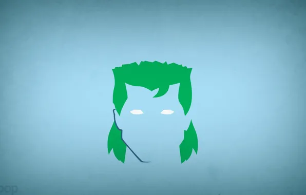 Minimalism, super hero, blo0p, Captain Planet