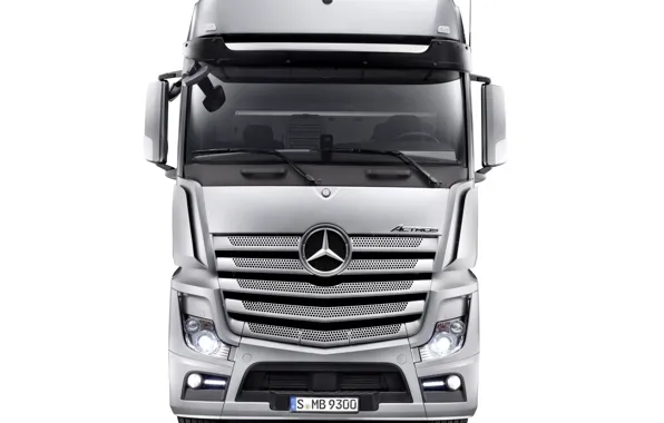 Pictures Trucks Mercedes-Benz Actros gray riding auto 3840x2400