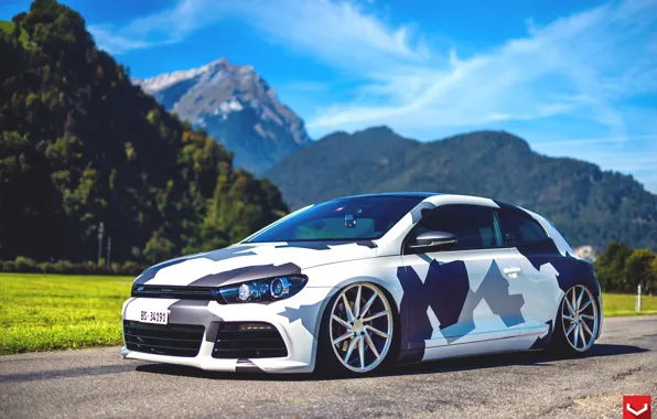 Volkswagen, Vossen, on CVT, Scirocco r, by Eccentrical