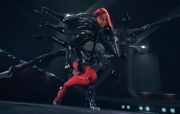 Girl, the game, hands, cyborg, Metal Gear Rising: Revengeance, cyborg, Mistral, mercenary