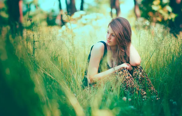 Look, nature, hair, portrait