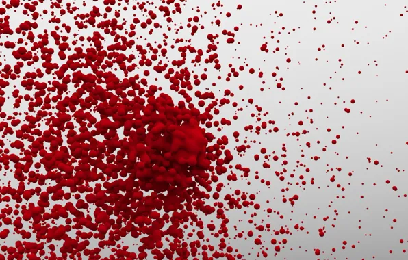Picture red, klyaksa, pyatno