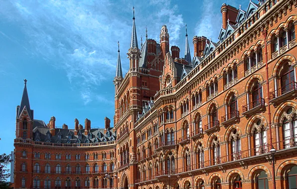 Picture the sky, England, London, home, the hotel, architecture, St. Pancras Renaissance