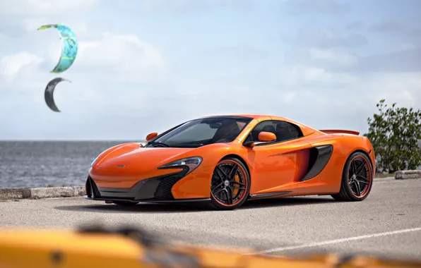 Supercar, orange, McLaren 650S