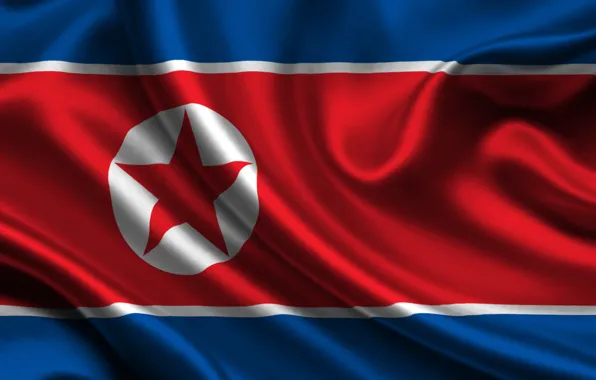 Picture flag, north korea, North Korea