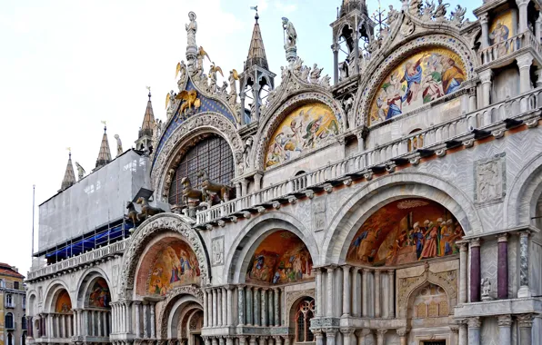 Italy, Venice, architecture, the Cathedral of St. Mark