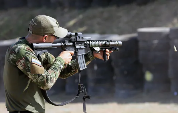 Picture weapons, Colombian National Training Center, Forces Command