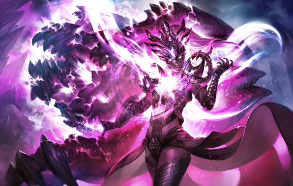 Picture girl, glow, costume, MAG