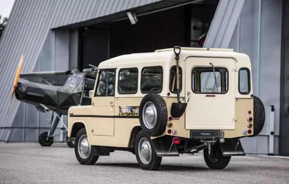 Picture Skoda, Skoda, a lightweight off-road, Trekka, 1966–1973, near the hangar