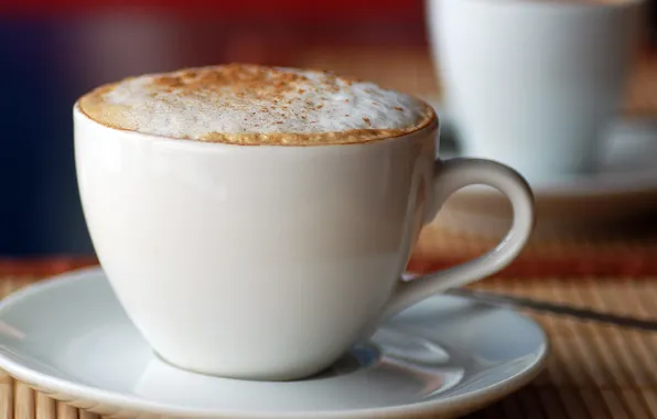 Coffee, Cup, cappuccino, foam