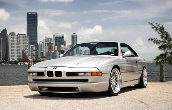 BMW, wheels, chrome, 850i