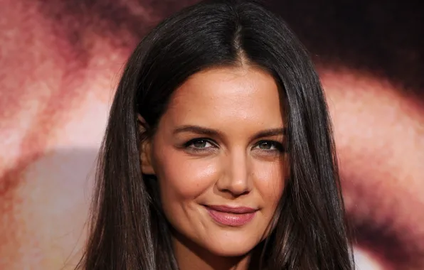 Picture look, smile, makeup, actress, brunette, Katie Holmes, Katie Holmes