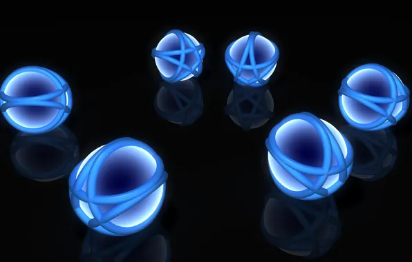 Light, Wallpaper, ball, twilight, the volume, edge