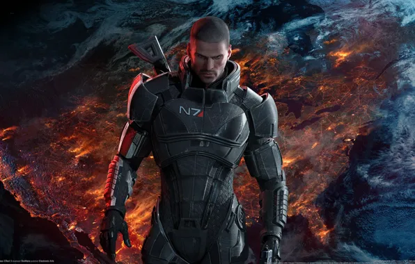 Picture captain, Mass Effect, Shepard