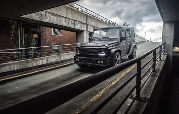 The sky, background, tuning, Mercedes-Benz, Mercedes, tuning, the front, Prior Design