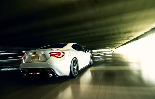 Picture car, speed, Toyota, rear, Toyota, GT86, in motion