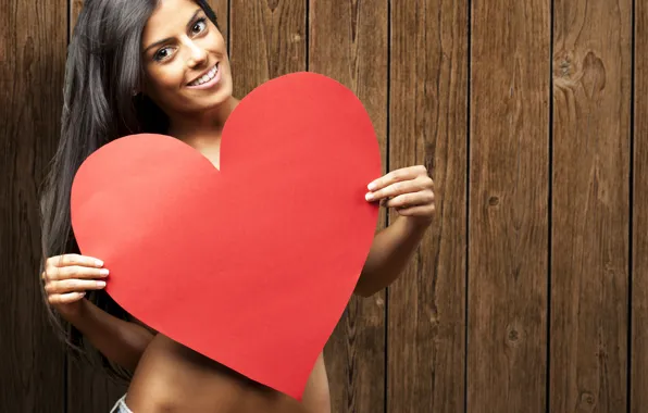 Girl, face, smile, hair, heart, Board, tan, heart