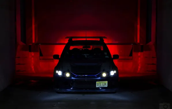 Machine, auto, light, lights, Mitsubishi, Lancer Evolution X