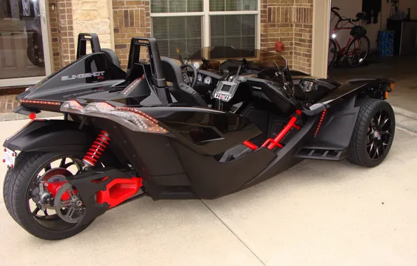 Beautiful, comfort, hi-tech, Polaris, Slingshot, technology, sporty, 002