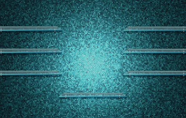 Glass, tile, texture, shelves