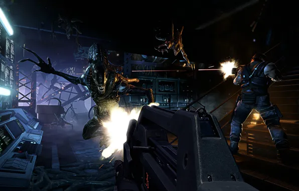 Picture weapons, Stranger, alien colonial marines