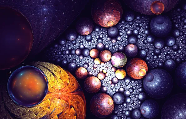 Picture art, fractal, galaxy