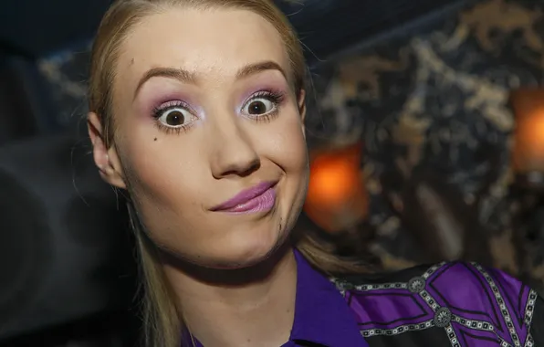 Look, portrait, blonde, singer, Iggy Azalea, Iggy Azalea, fooling around