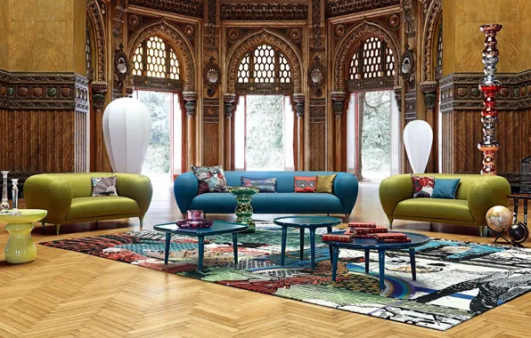 Design, style, interior, luxury, living room, by Roche Bobois