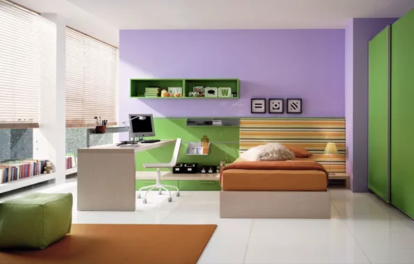 Design, style, interior, the room of the student