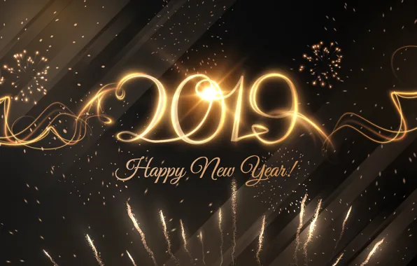 Background, holiday, salute, New year, 2010