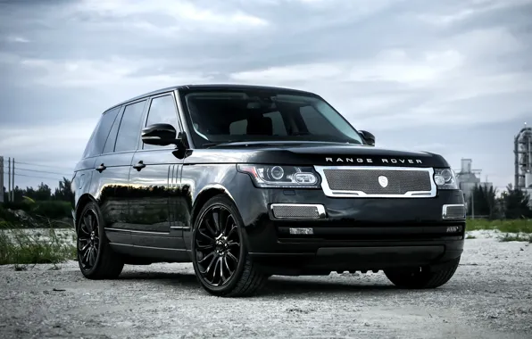 Range Rover, with, color, Supercharged, exterior, trim, matched