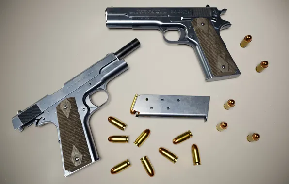 USA, Colt 1911, Self-loading pistol, .045 ACP