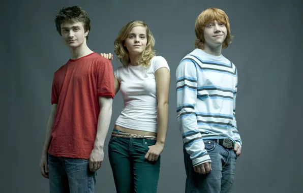 Picture Emma Watson, emma watson, Harry Potter, hermione granger, harry potter, Daniel Radcliffe, daniel radcliffe, Rupert …