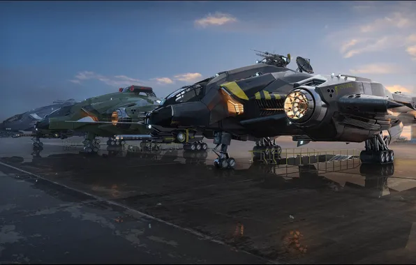 Parking, aircraft, Vanguard Variants