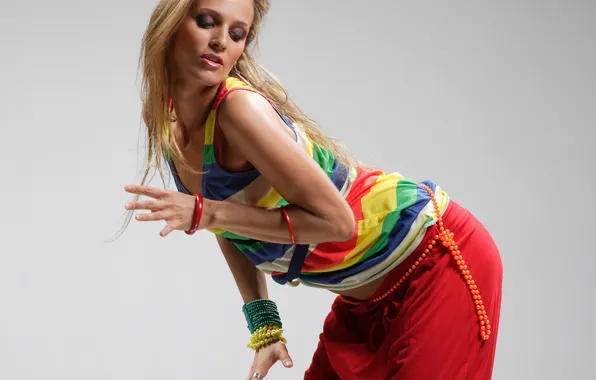 Picture girl, dance, blonde