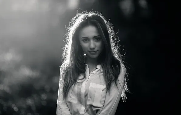 Picture smile, mole, the beauty