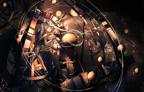 Girl, watch, Hatsune Miku, Vocaloid