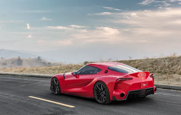 Picture desert, track, the concept, Toyota, FT-1