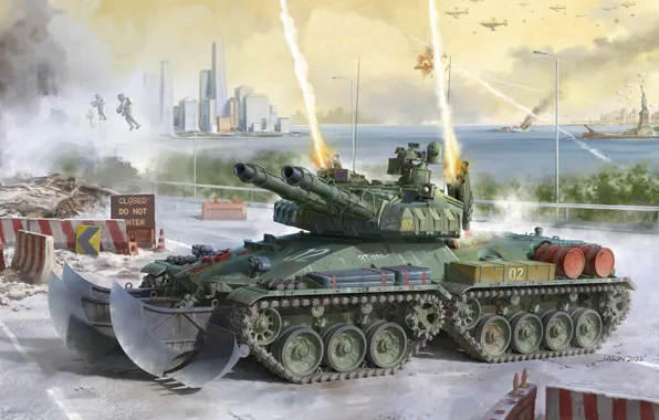 Jason, USSR, Fiction, Apocalypse, Heavy, the Soviet army, red alert 2, tank apocalypse