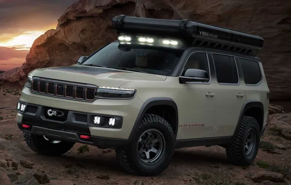 Concept, Jeep, Jeep, show car, Grand Wagoneer, Jeep Grand Wagoneer Overland