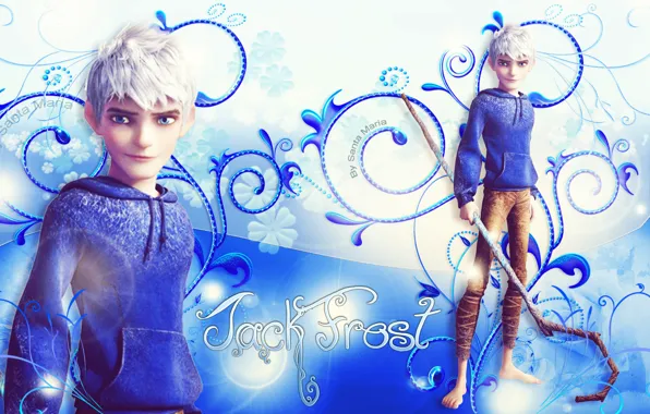 Picture blue, rise of the guardians, jack frost, Jack frost, rise of guards