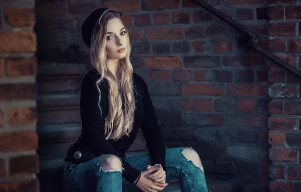 Girl, portrait, Loba