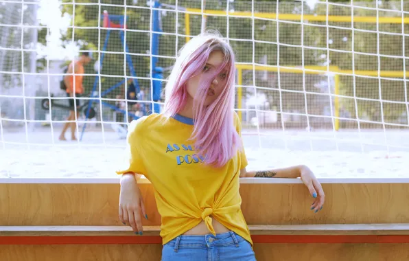 Picture pink hair, Lina Stepanova, Lili Tаmmi PHOTO